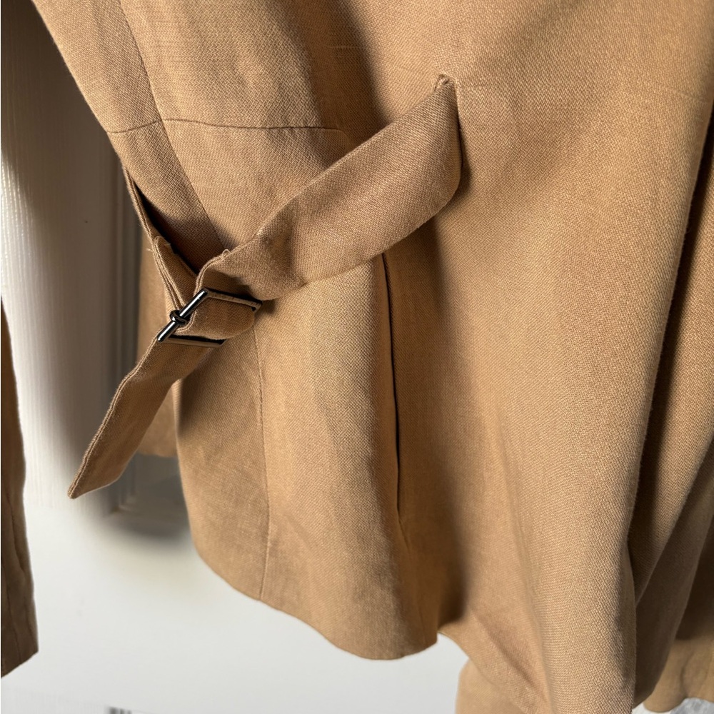 Zara Basic Cropped Open-Front Blazer Jacket Women… - image 4